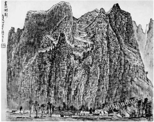 画山侧影