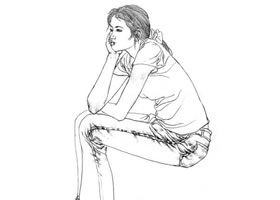 人物全身像素描的写生步骤