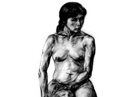 明暗法人体素描的写生步骤