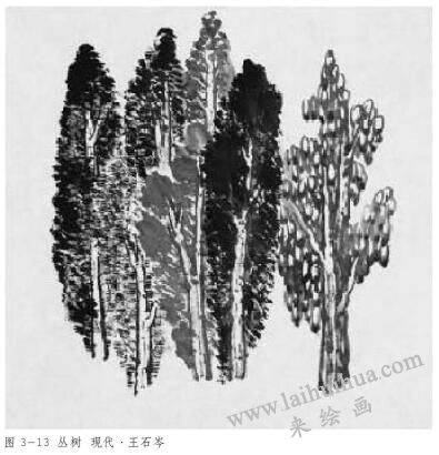 丛树的画法