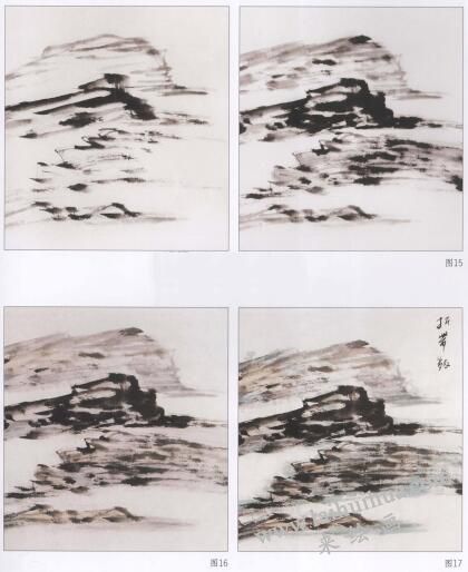 折带皴
