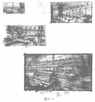 动画素描的形态