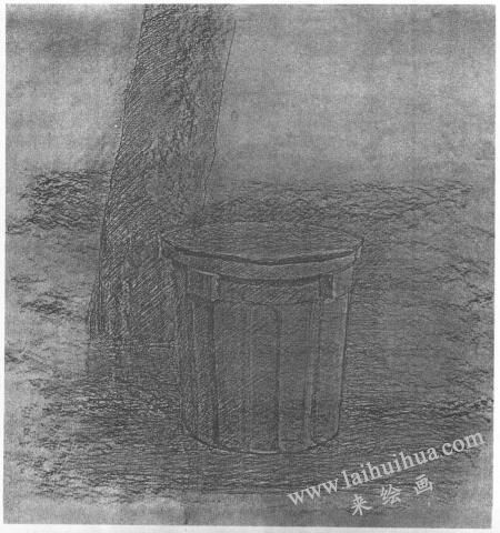 庭院的素描画01
