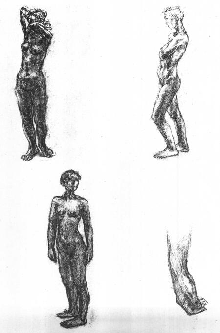 人物肖像素描画法范例（二）