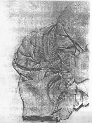 布的素描画03