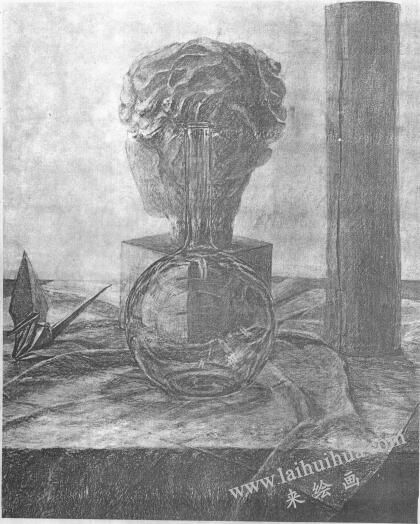 石膏像素描画法范例04
