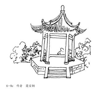风景素描画移景03