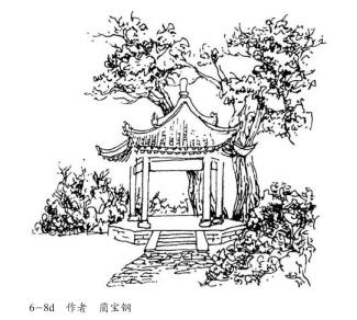 风景素描画移景04