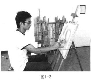 素描坐姿