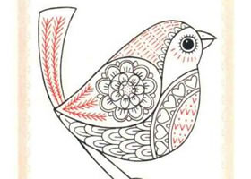 知更鸟简笔画