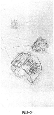 饰品素描的表现方法步骤03
