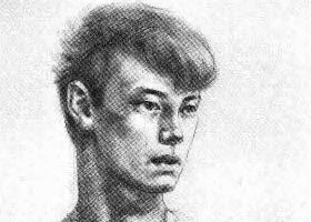 时尚头像素描实训案例四