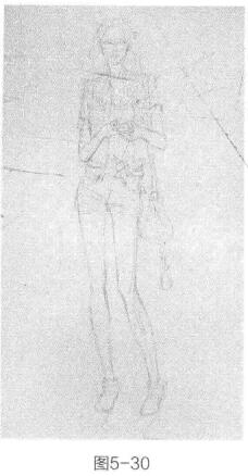 时装画素描的方法与步骤02