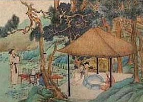 文征明《惠山茶会图》赏析