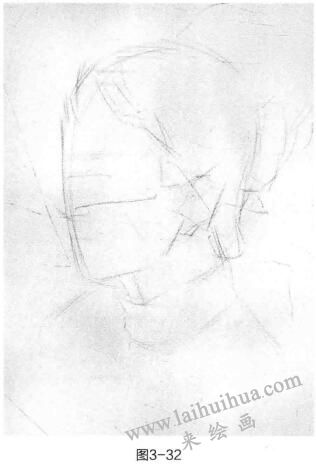 人物头部素描的步骤和方法01