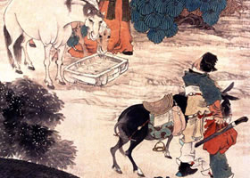 任伯年《风尘三侠图》欣赏