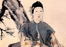 任伯年《胡公寿夫人像》欣赏