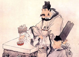 任伯年《焚香告天》欣赏