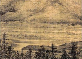 董源《夏景山口待渡图》赏析