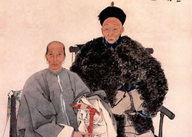 任伯年《赵德昌夫妇像》欣赏