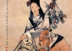 任伯年《献寿图》欣赏