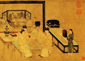 周文矩《重屏会棋图》赏析