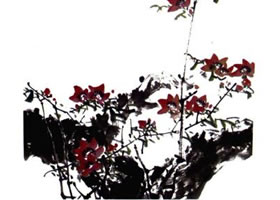 桃花的画法步骤解析