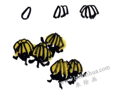 菊花的画法步骤03