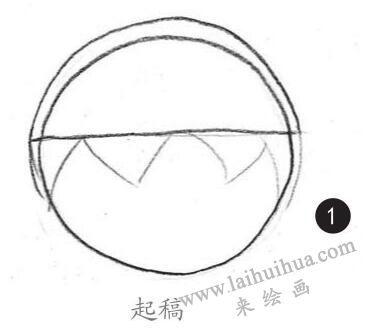 男生头发素描画法步骤01