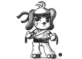 人物的创意素描画法步骤