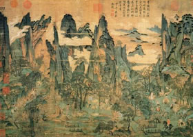 李昭道《明皇幸蜀图》赏析