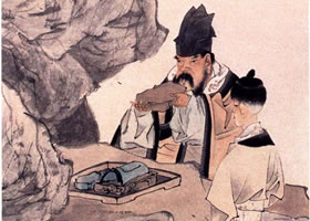 任伯年《东坡玩砚图》欣赏