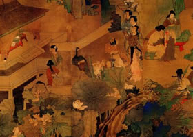 任伯年《群仙祝寿图》欣赏