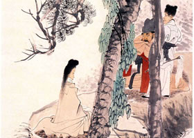 任伯年《玉局参禅图》欣赏