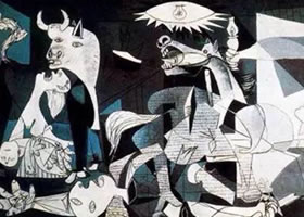 世界名画《格尔尼卡》作品