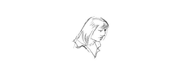 女性人物速写步骤01