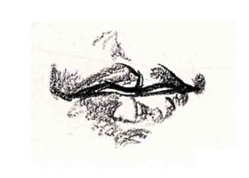 人物嘴巴速写刻画要领（步骤分析）