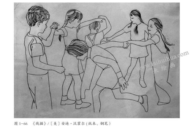 《线描》（美）安迪沃霍尔