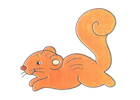 松鼠卡通画法