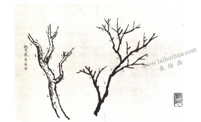 中国画技法图例01