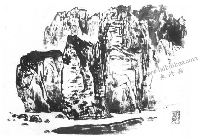 山的画法图例