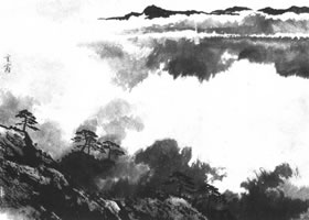 中国画的画云技法