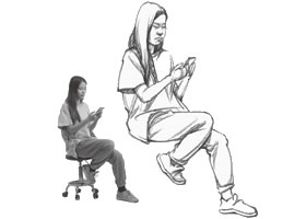 人物速写线稿的训练方法