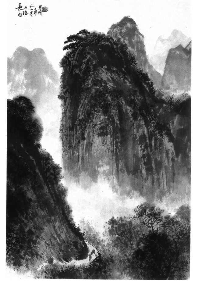 中国山水画的填色方法