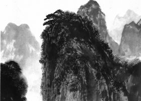 中国山水画的填色方法