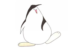 企鹅儿童卡通画