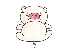 小猪儿童卡通画