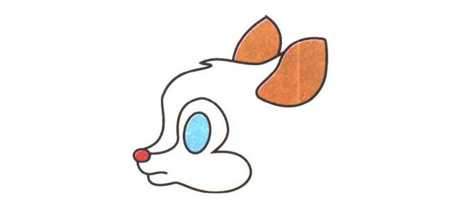 梅花鹿儿童卡通画法步骤01