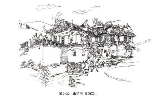 朱建国  风景速写
