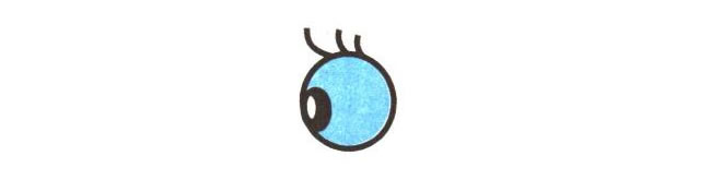 小鸭子儿童卡通画法步骤01